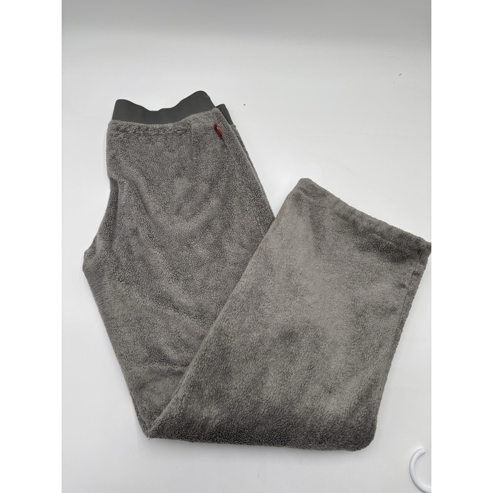 The North Face Women's Gray Fleece Pants Joggers LIG Soft Plush Cozy Outdoor